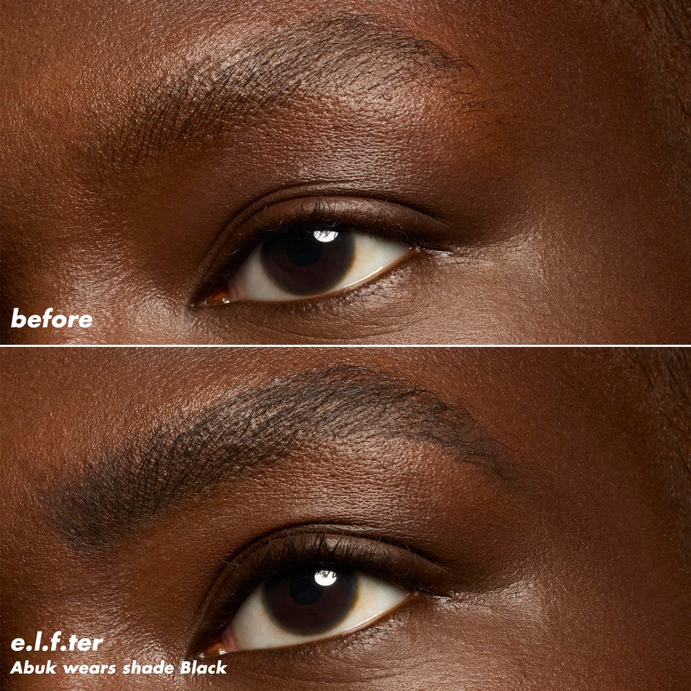 e.l.f. Long-lasting brow color defines brows through humidity.