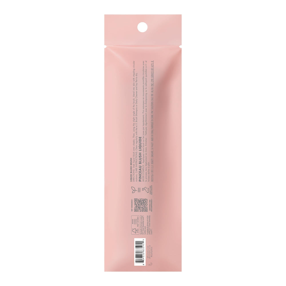 e.l.f. compact brush for on-the-go blush touch-ups.