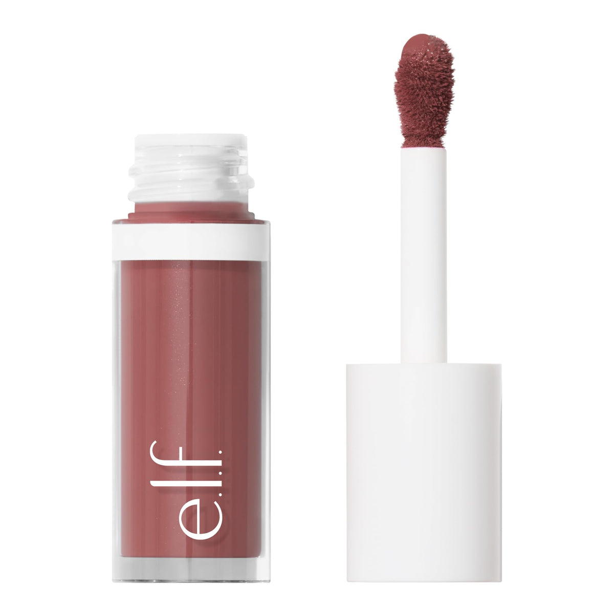 e.l.f. Camo Liquid Blush con aplicador redondeado para una aplicación precisa.