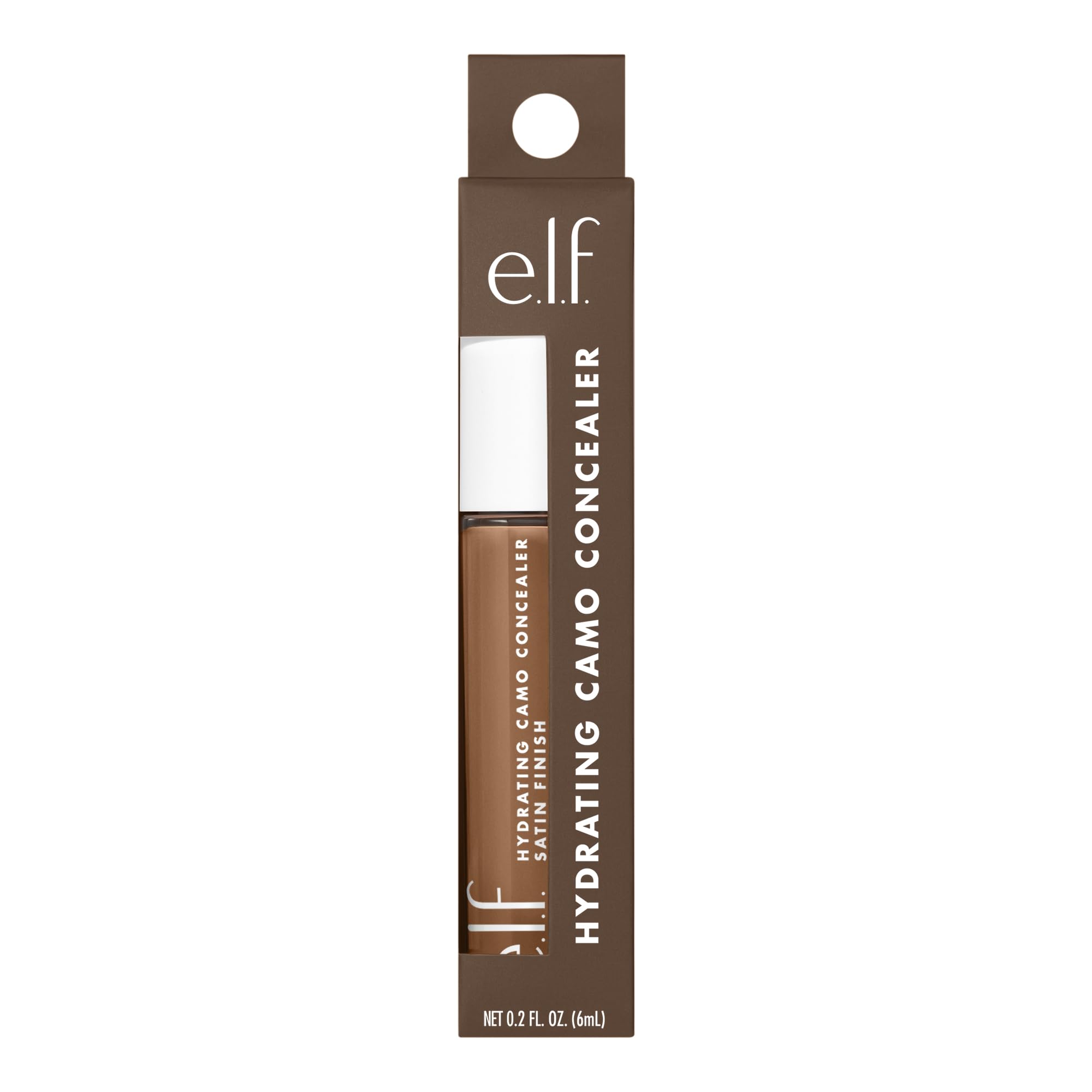 e.l.f. corrector camuflaje hidratante: cobertura de larga duración sin pliegues.