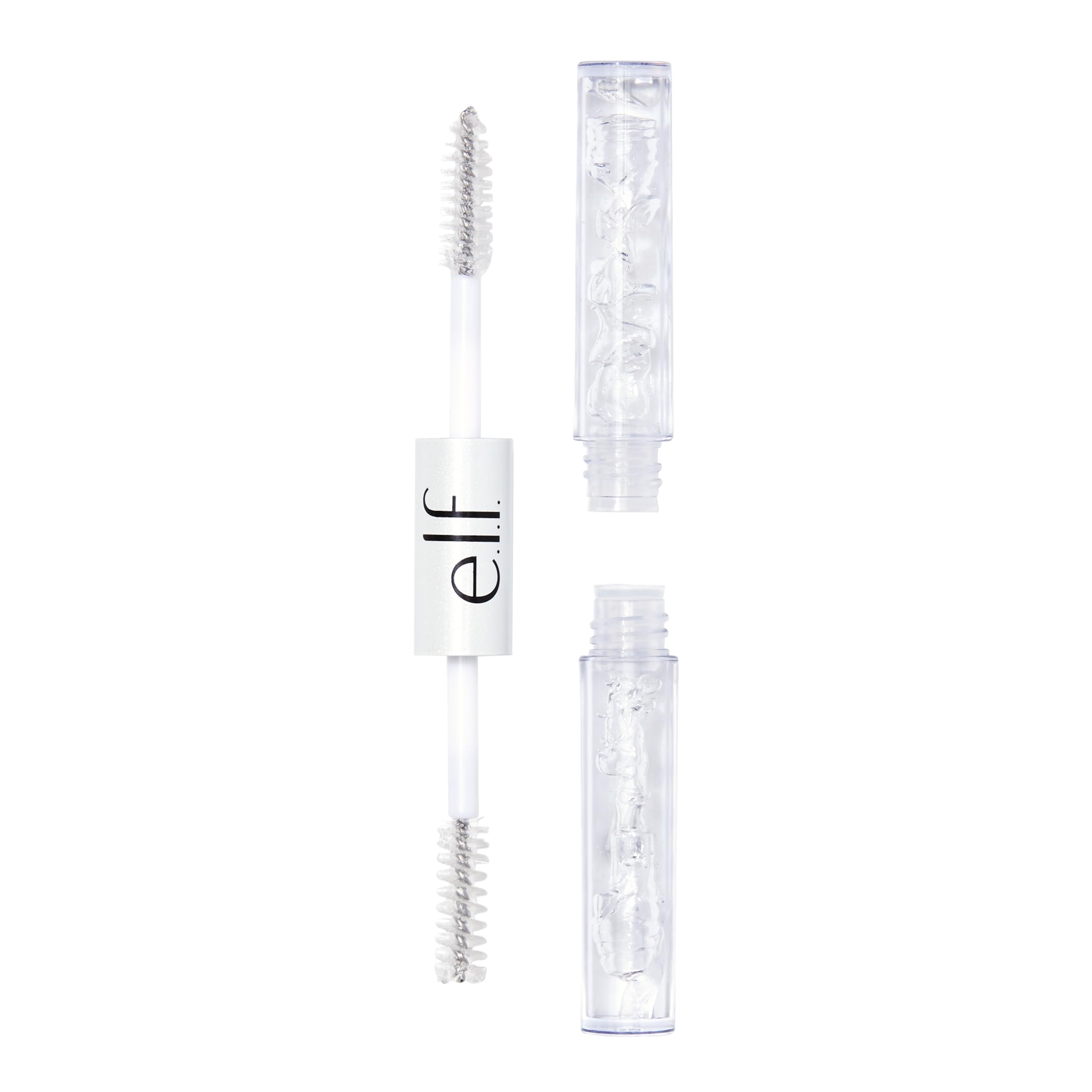 e.l.f. Clear Brow & Lash Mascara dual-ended wand defining brows and lashes