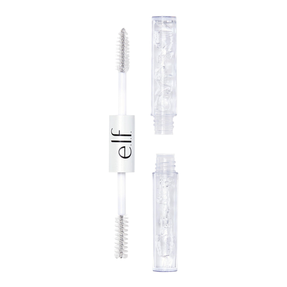 e.l.f. Clear Brow & Lash Mascara dual-ended wand defining brows and lashes