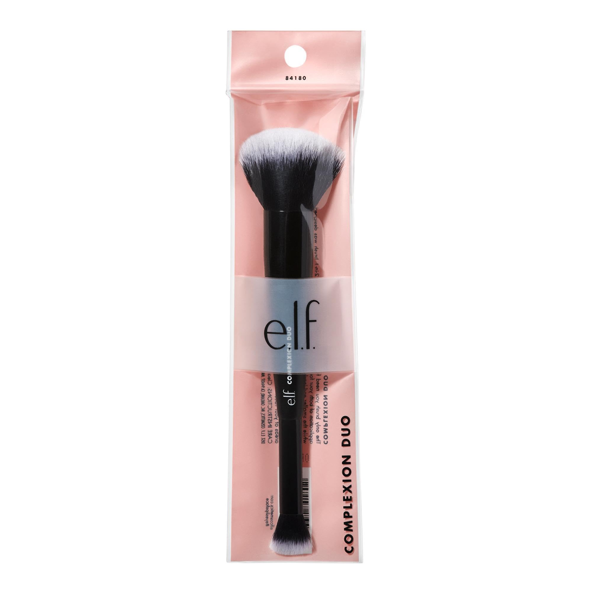 e.l.f. Complexion Duo Brush 2-in-1 design simplifies routine with fewer tools