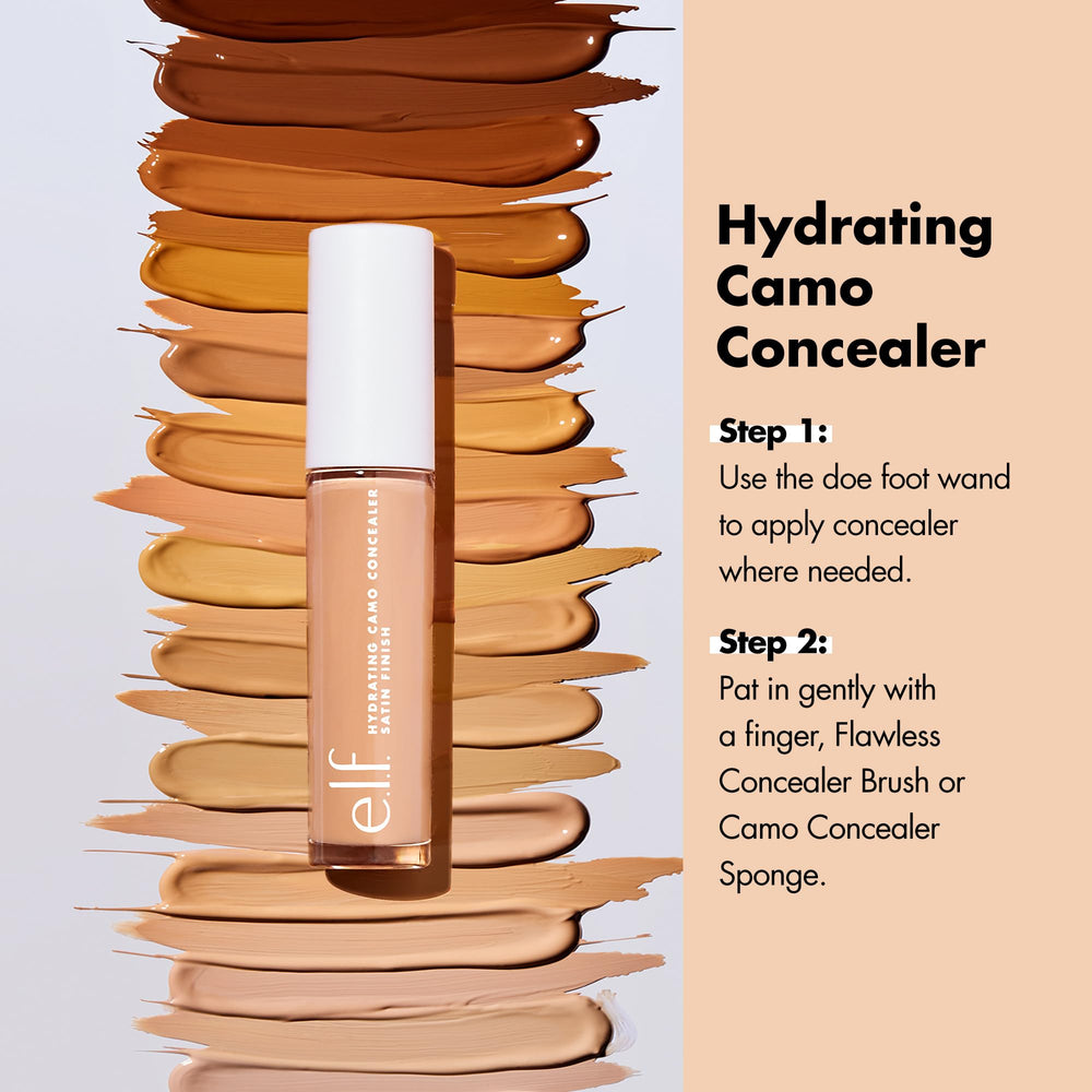 e.l.f. Corrector Camuflaje Hidratante cubre imperfecciones con cobertura total.
