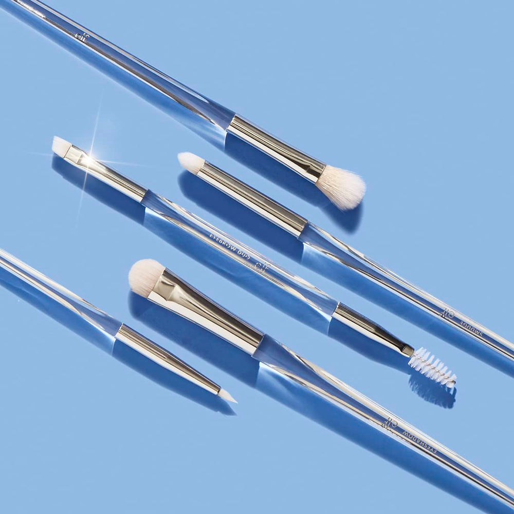 e.l.f. cruelty-free synthetic bristles for vegan-friendly application.