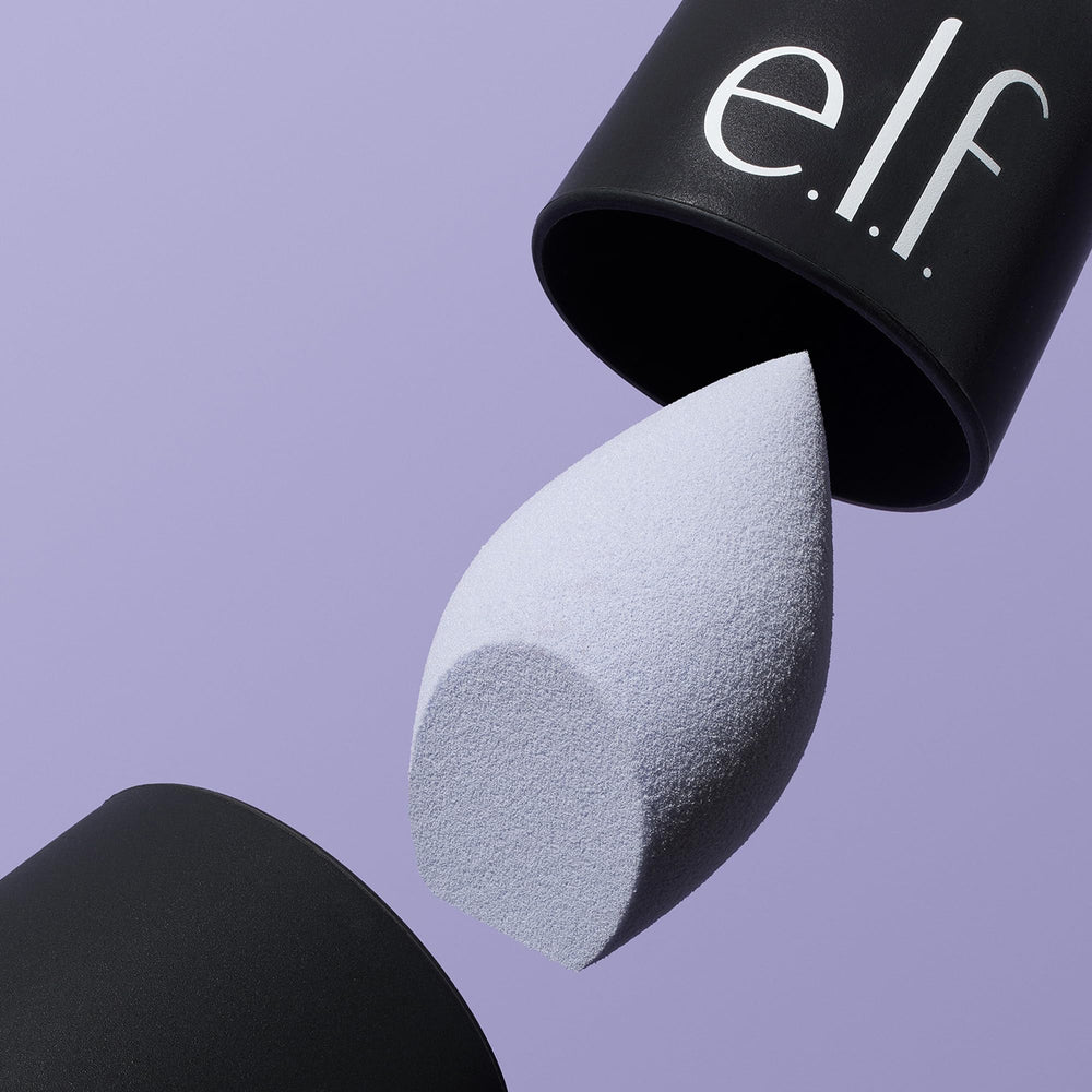 e.l.f. latex-free sponge facilitates versatile makeup application.