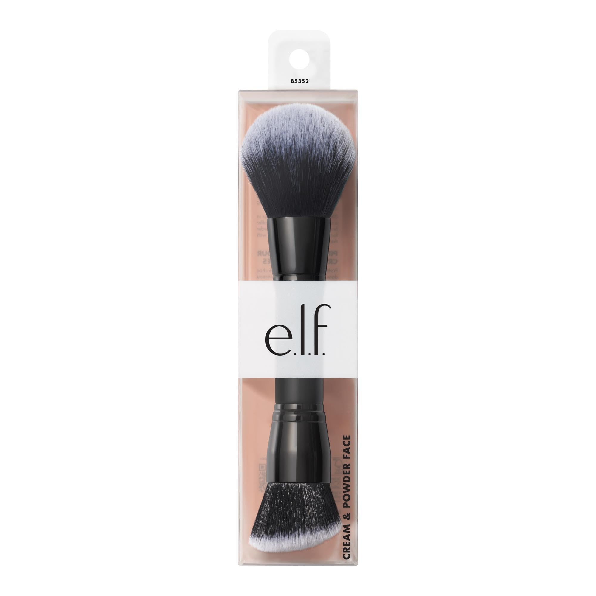 e.l.f. compact two-in-one tool for cream and powder applications