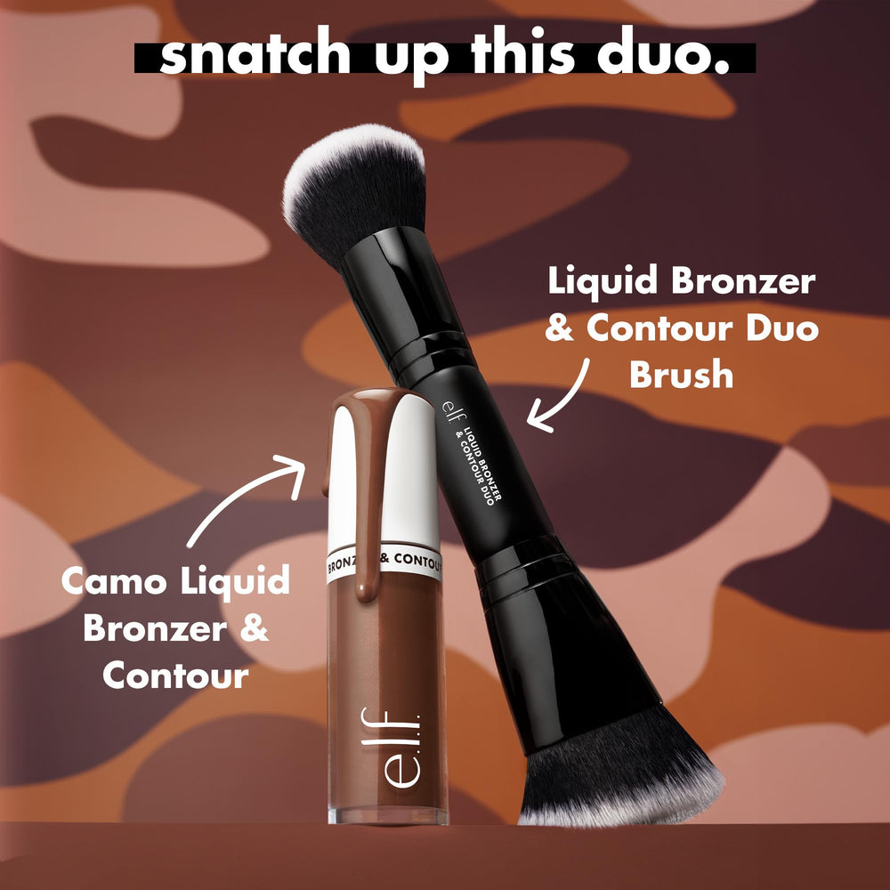 e.l.f. vegan, cruelty-free brush suitable for blending with Camo Bronzer & Contour