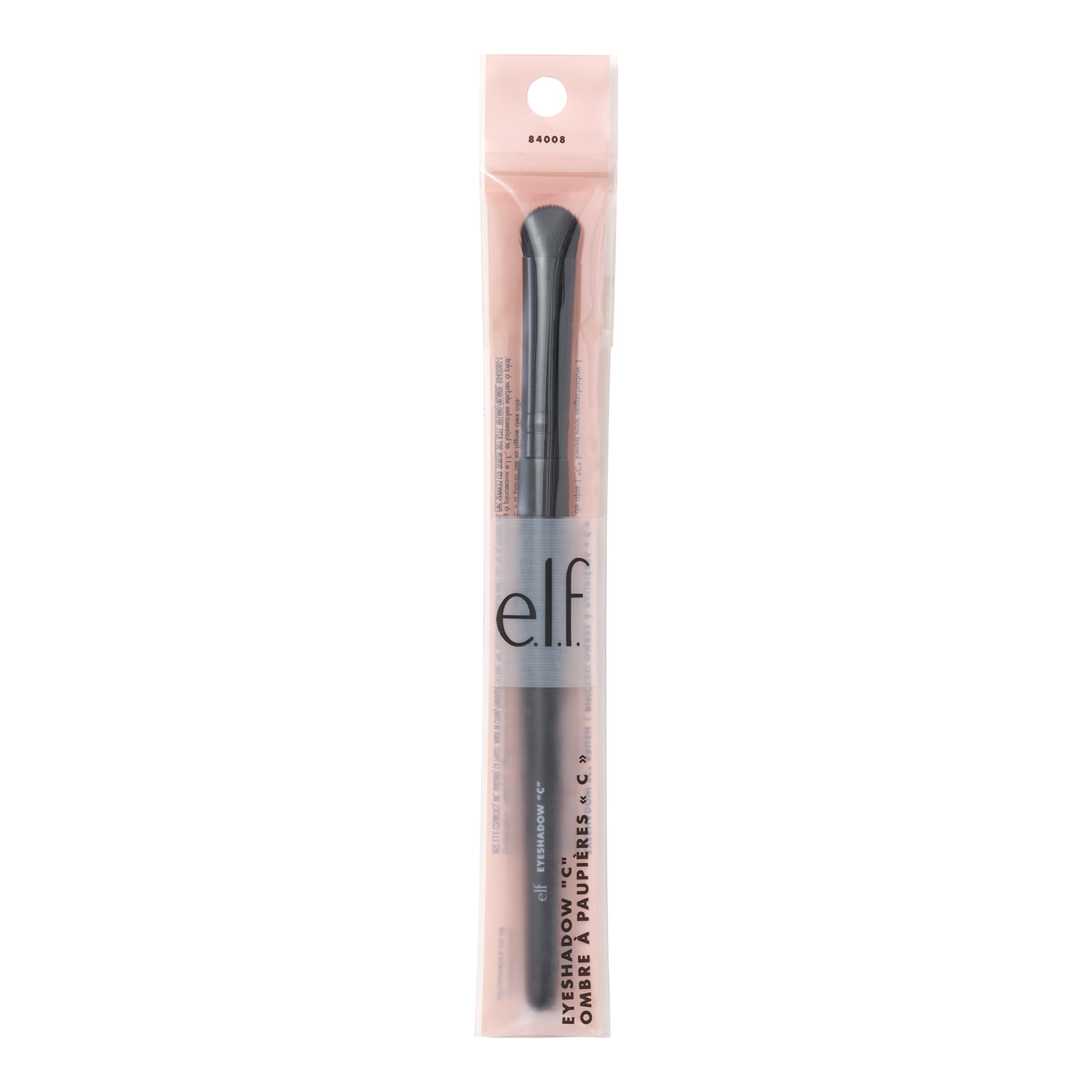 e.l.f. Eyeshadow C Brush ergonomic handle for precise blending