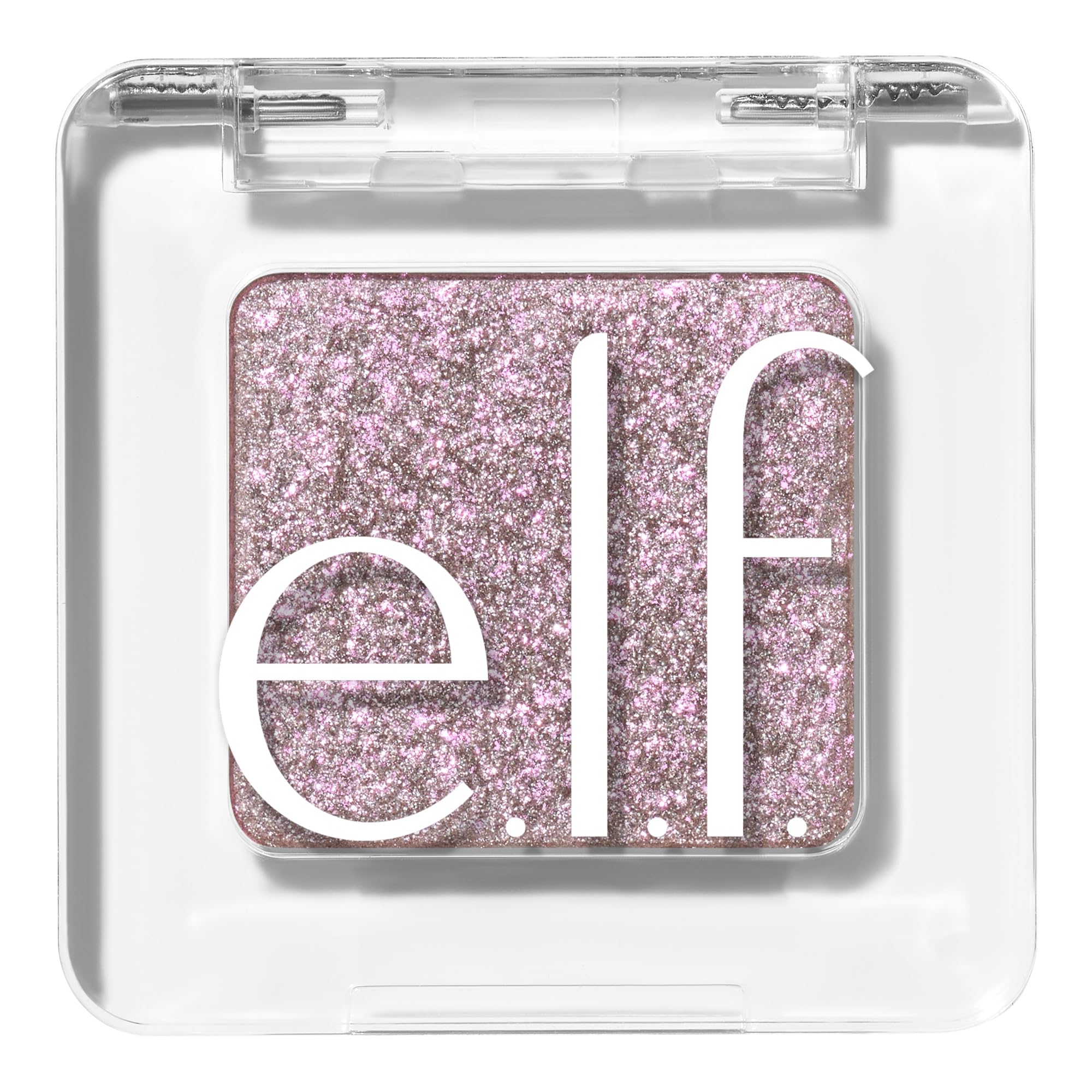 e.l.f. Fine as Fleck glitter eyeshadow bottle shows shimmering topper for easy sparkle
