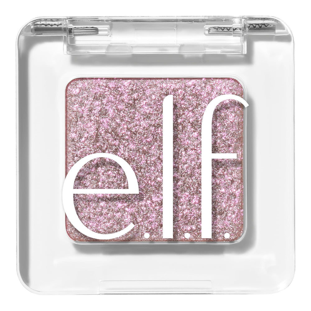 e.l.f. Fine as Fleck glitter eyeshadow bottle shows shimmering topper for easy sparkle