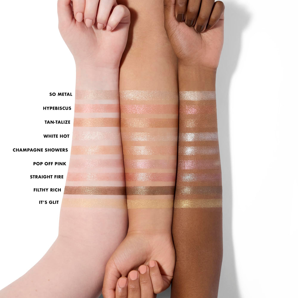 e.l.f. Fine as Fleck shimmer on everyday eye look.