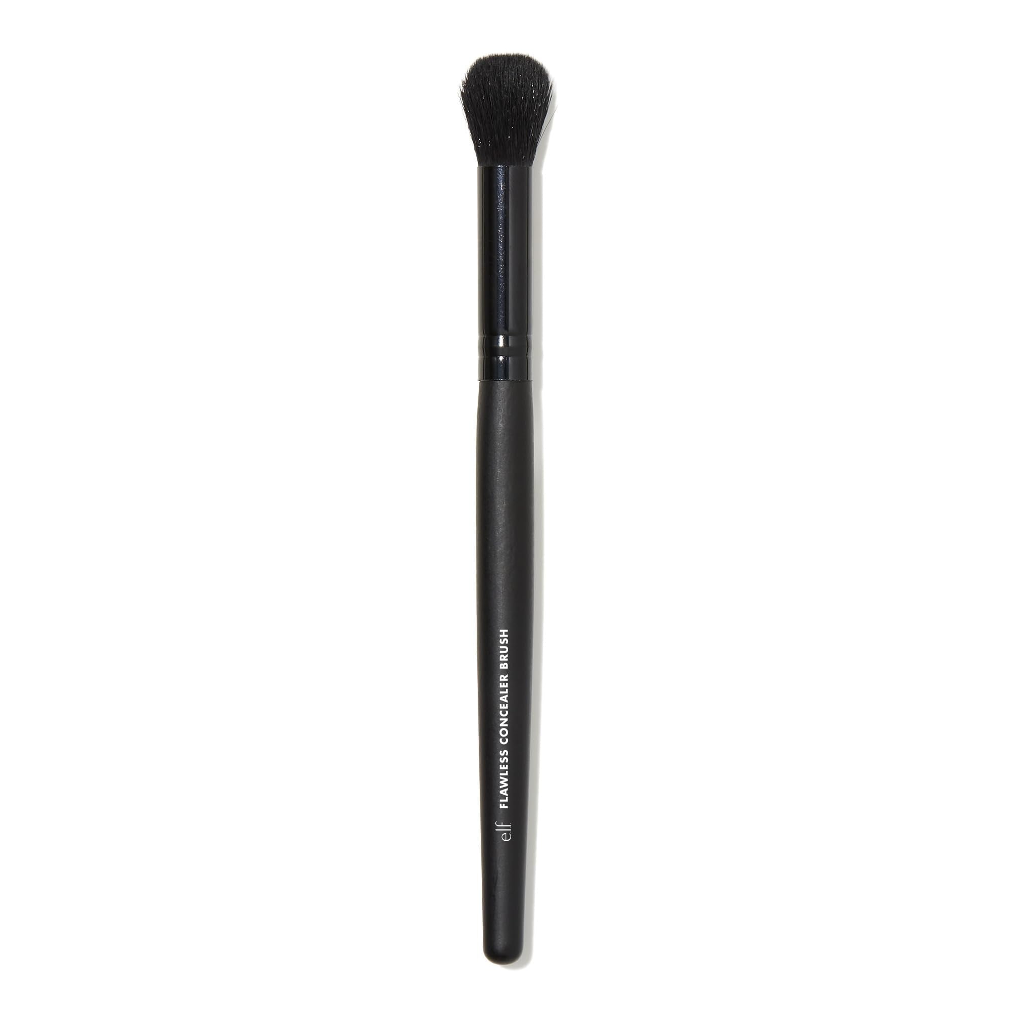 e.l.f. Flawless Concealer Brush round head applying seamless blend
