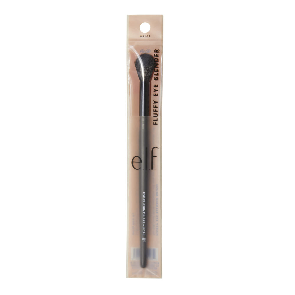 Soft synthetic bristles on the e.l.f. blender provide gentle blending.