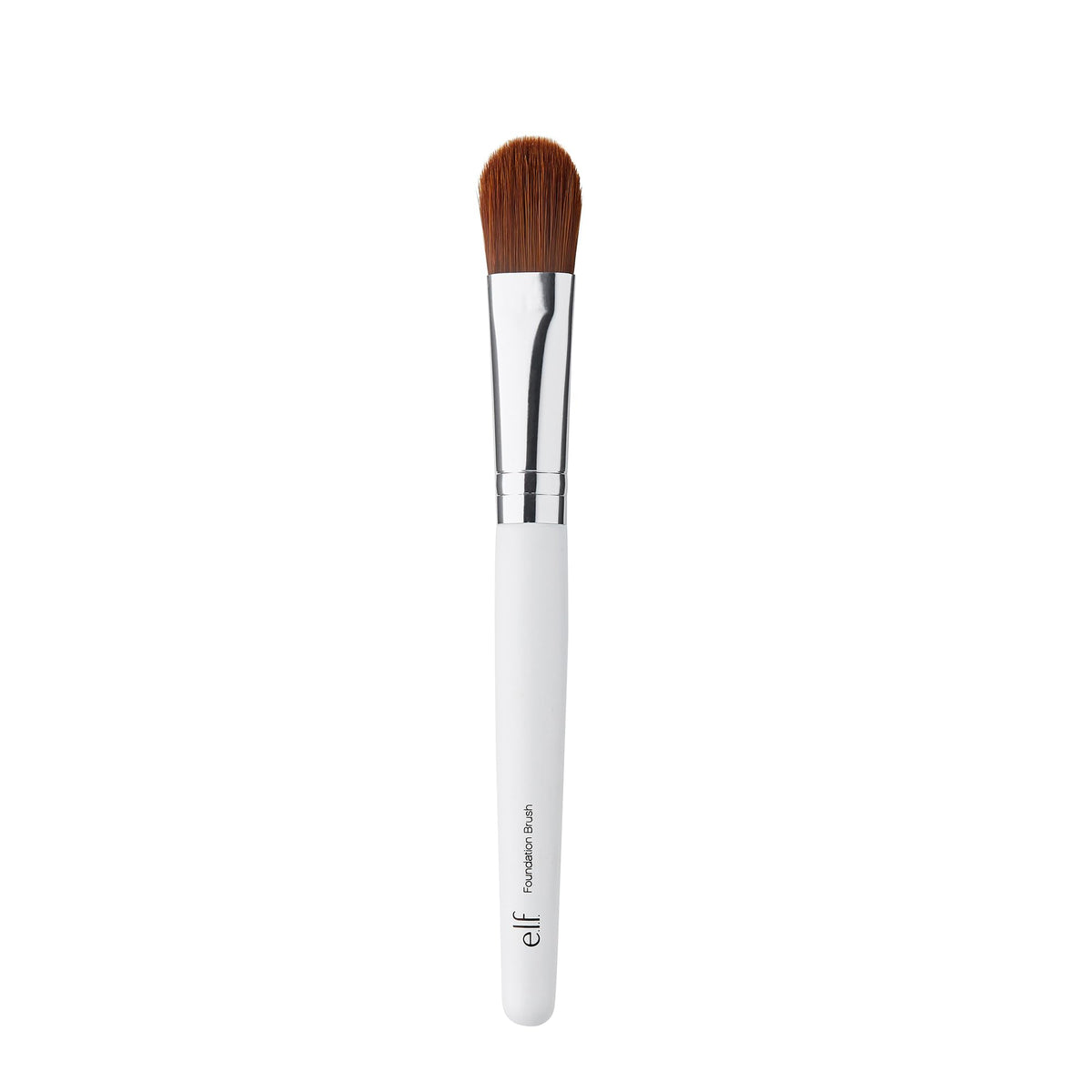 e.l.f. Foundation Brush with tapered bristles for a poreless, seamless finish.