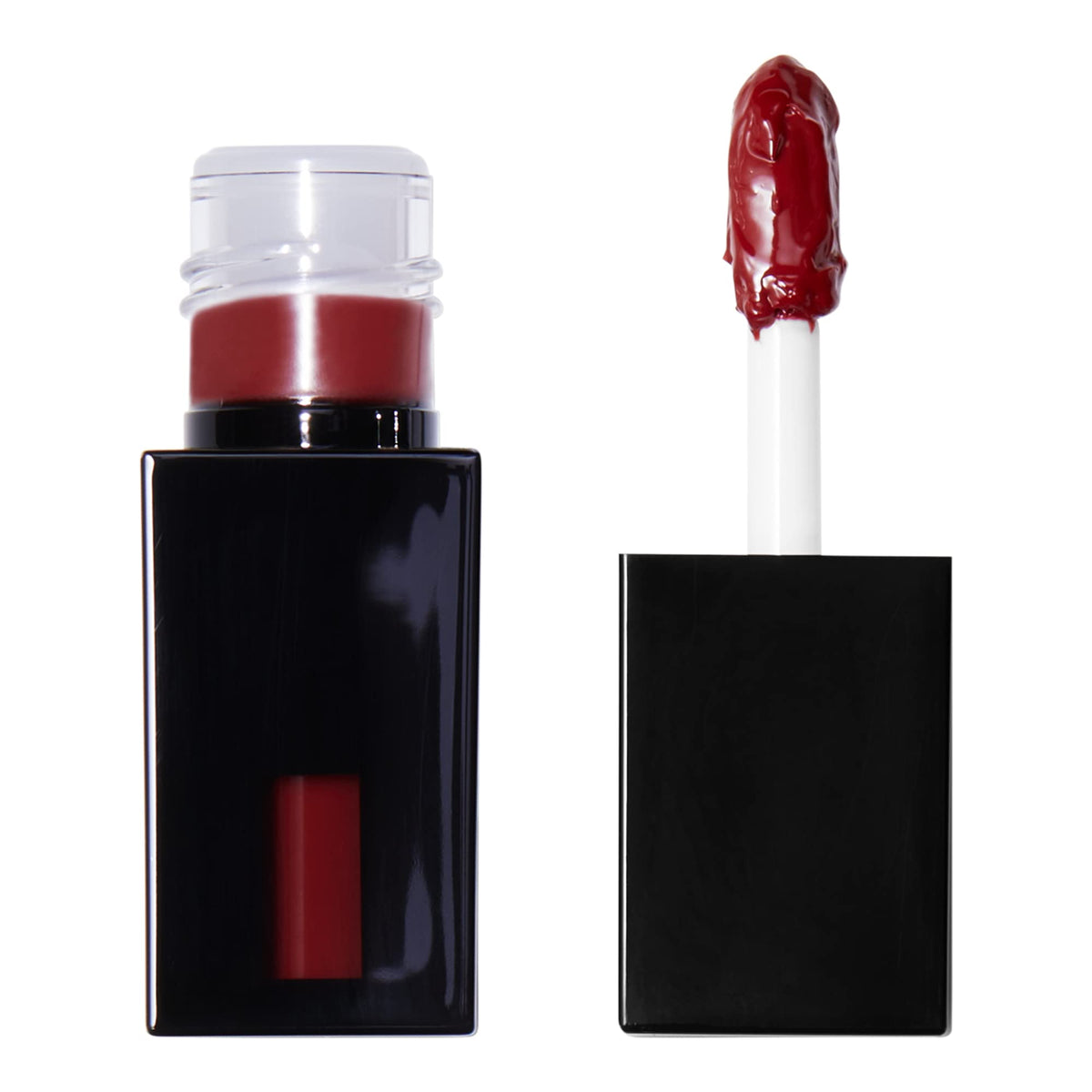 e.l.f. Glossy Lip Stain Spicy Sienna packaging showcasing vegan, cruelty-free branding.