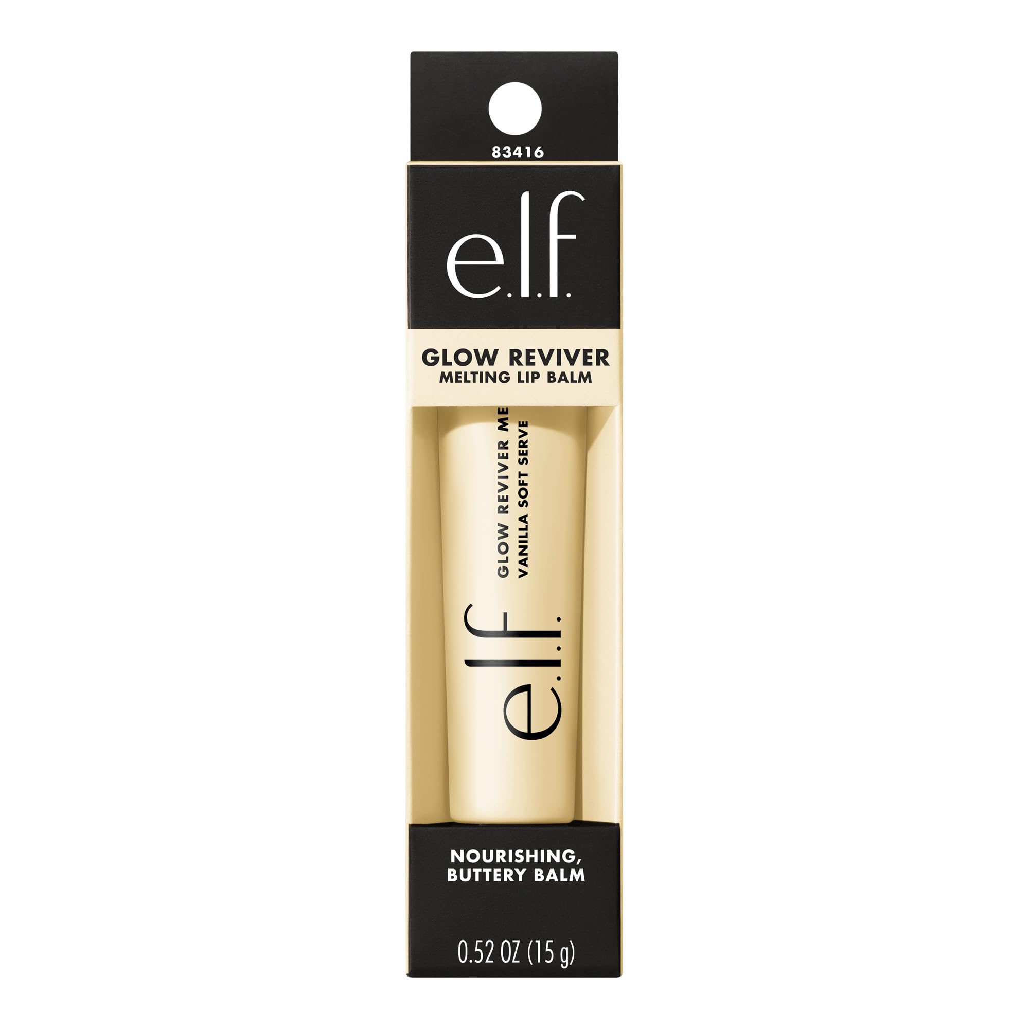 e.l.f. Glow Reviver Cotton Candy Crush lip balm pink candy glow