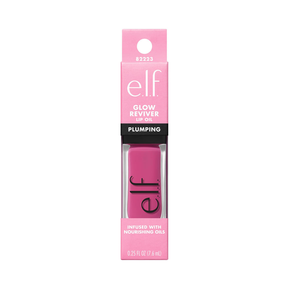 e.l.f. Glow Reviver Lip Oil Acabado brillante, mejora la apariencia de labios.