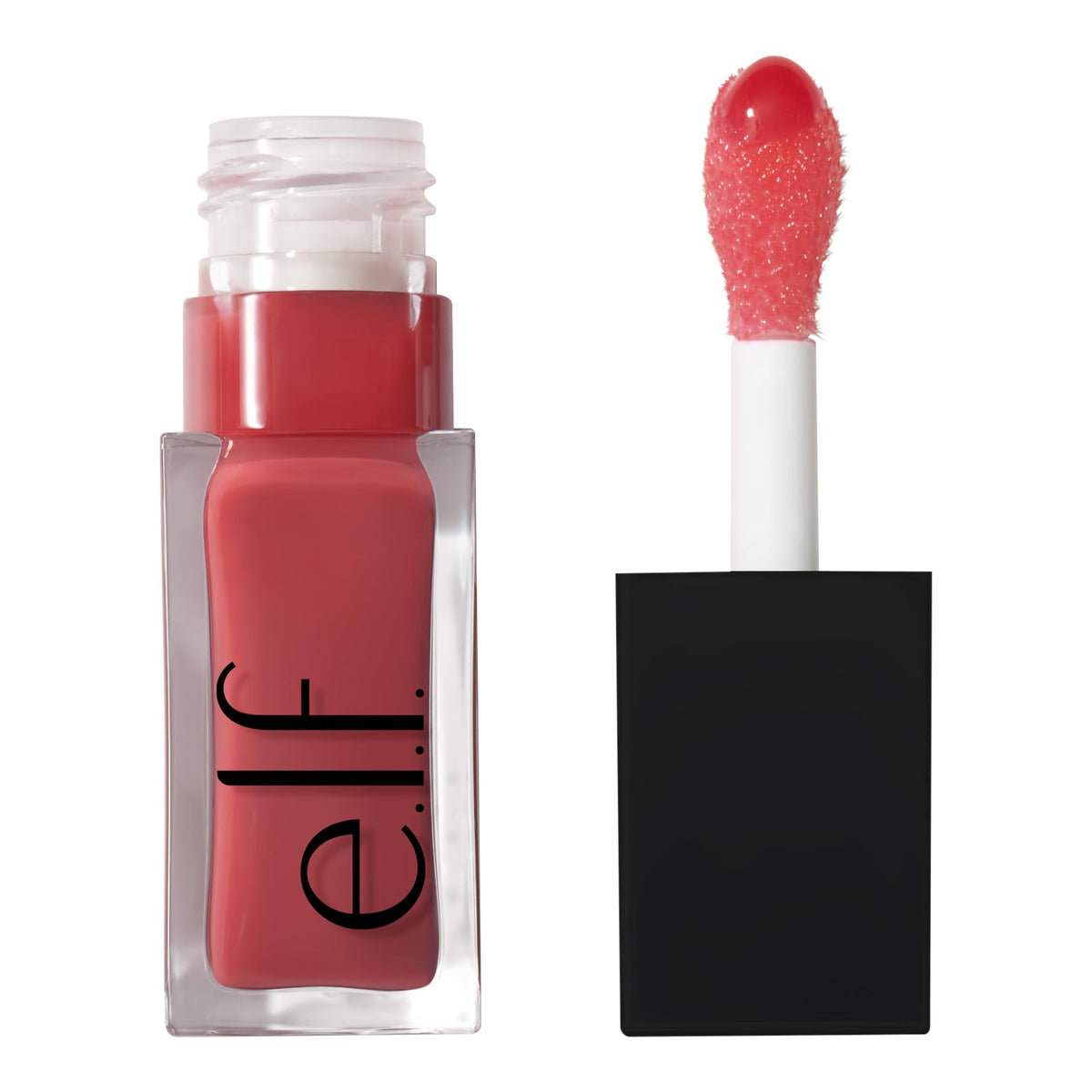 e.l.f. Glow Reviver Lip Oil con aplicador XXL para hidratación suave.