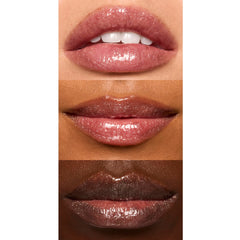e.l.f. Glow Reviver Lip Oil swatch muestra color translúcido y acabado brillante