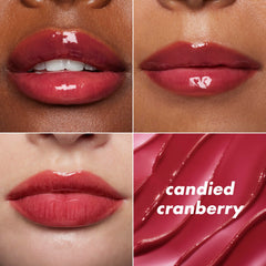 e.l.f. Glow Reviver Blackberry Sorbet lip balm offers bold cherry tint and moisture