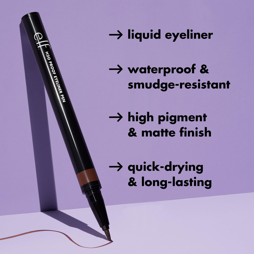 Delineador e.l.f. con pigmento-intenso para color profundo y duradero.