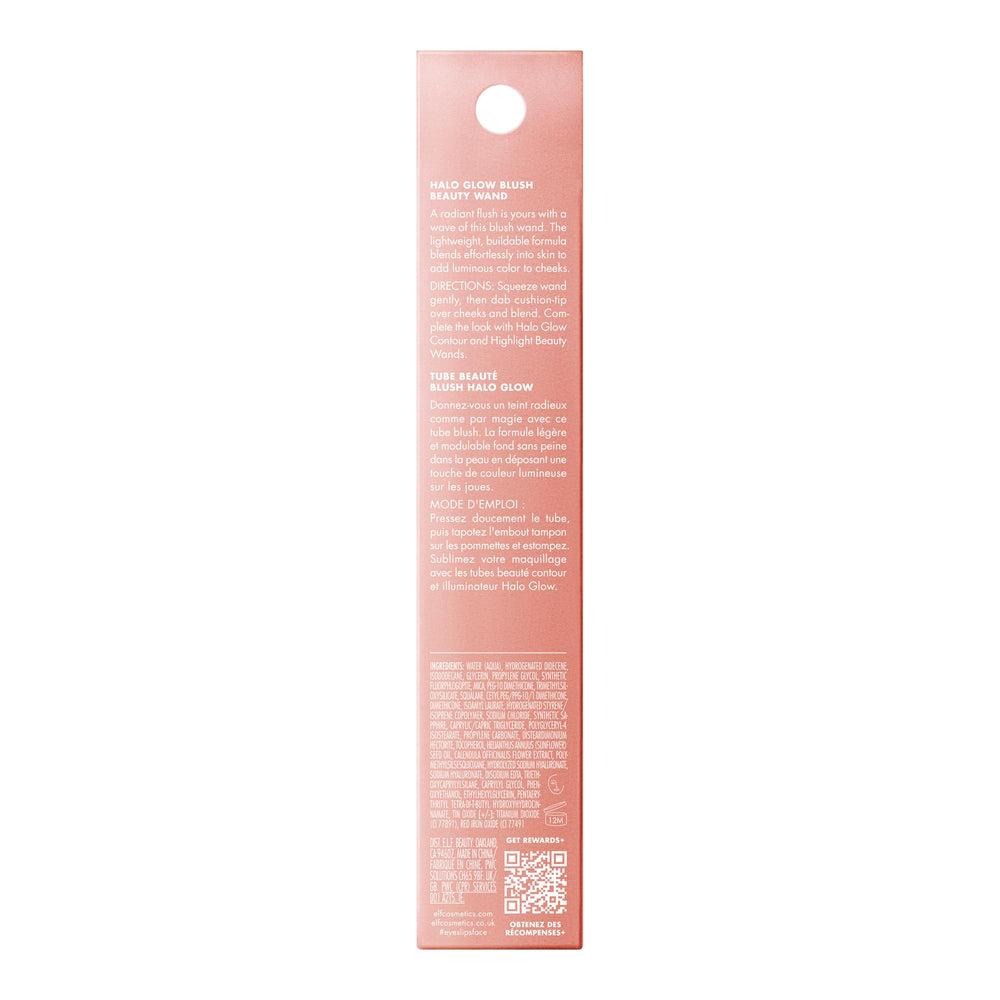 e.l.f. Halo Glow Blush tono Berry Radiant da un toque vibrante para mejillas.