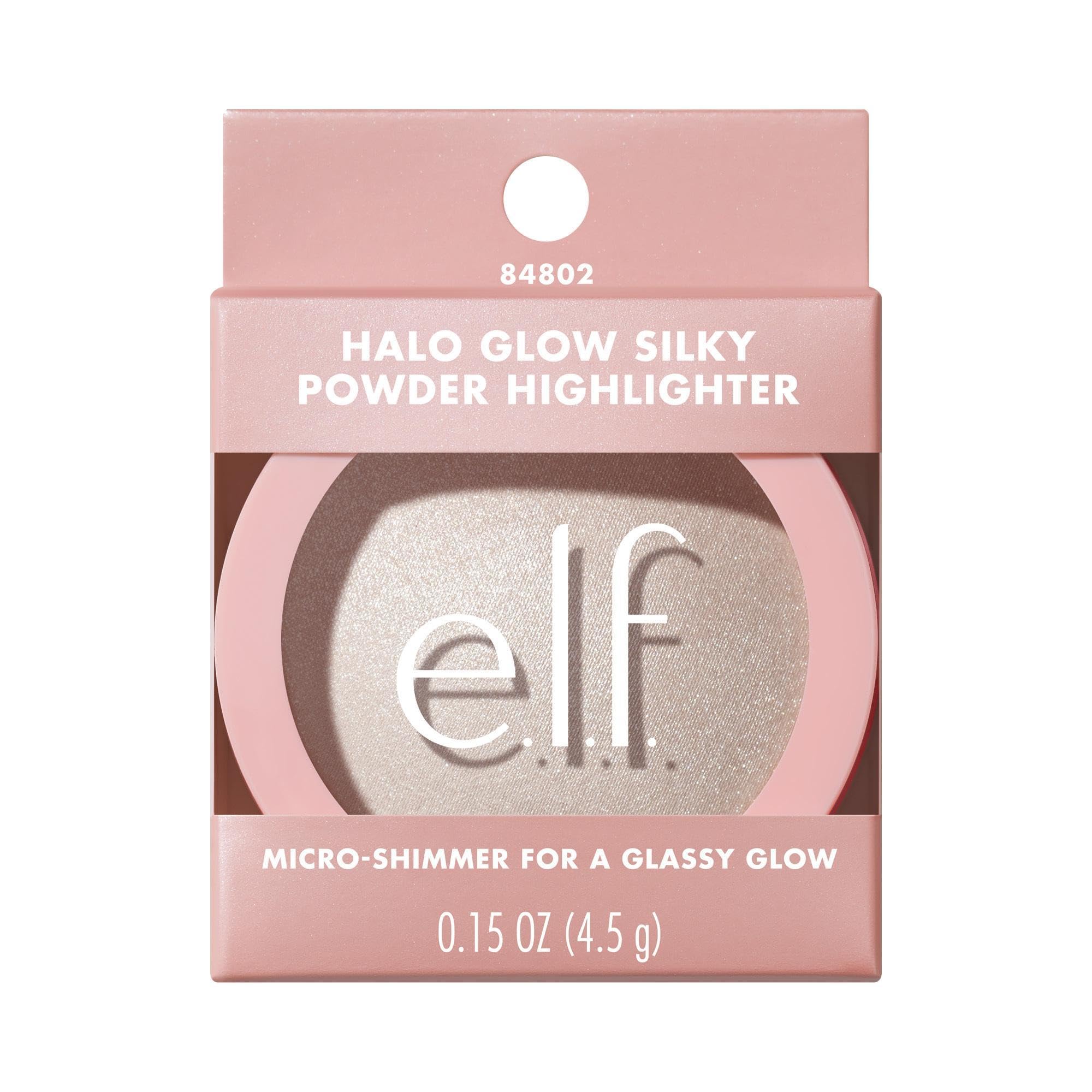 e.l.f. Halo Glow aplicación fácil en pómulos y puntos altos