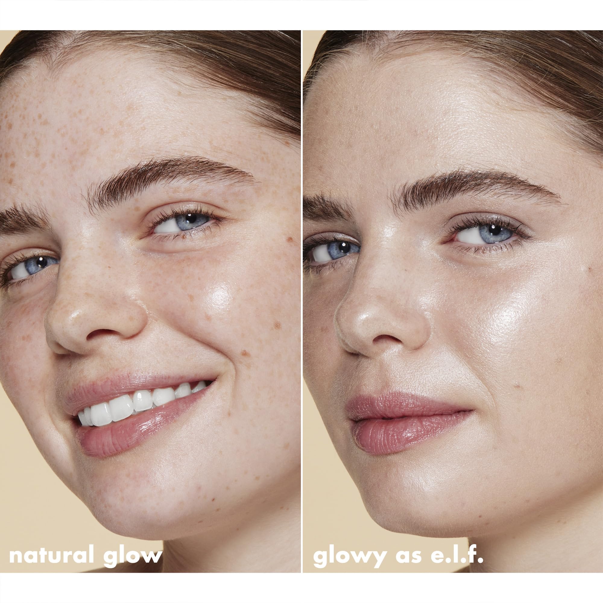 Aplicación bajo maquillaje de e.l.f. Halo Glow aporta resplandor sutil