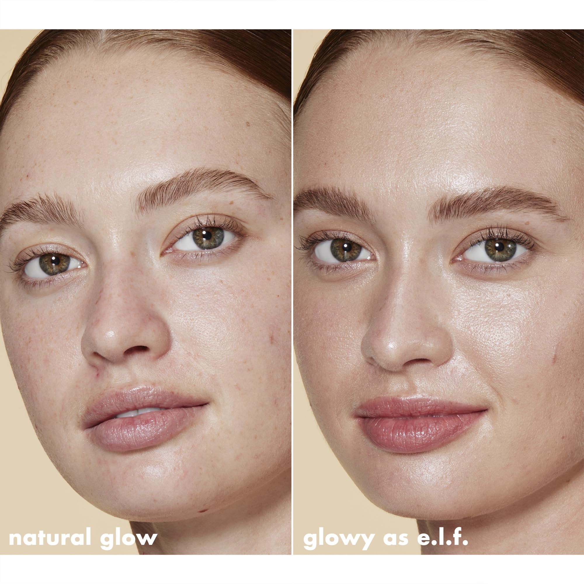 Halo Glow Liquid Filter iluminando puntos altos del rostro