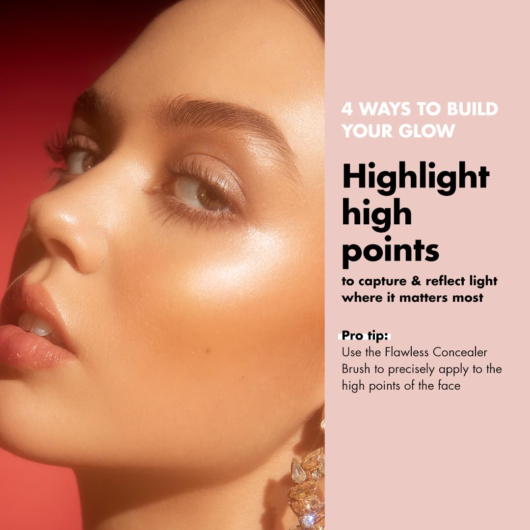 e.l.f. Halo Glow Liquid Filter: mezclar con base para un look fresco