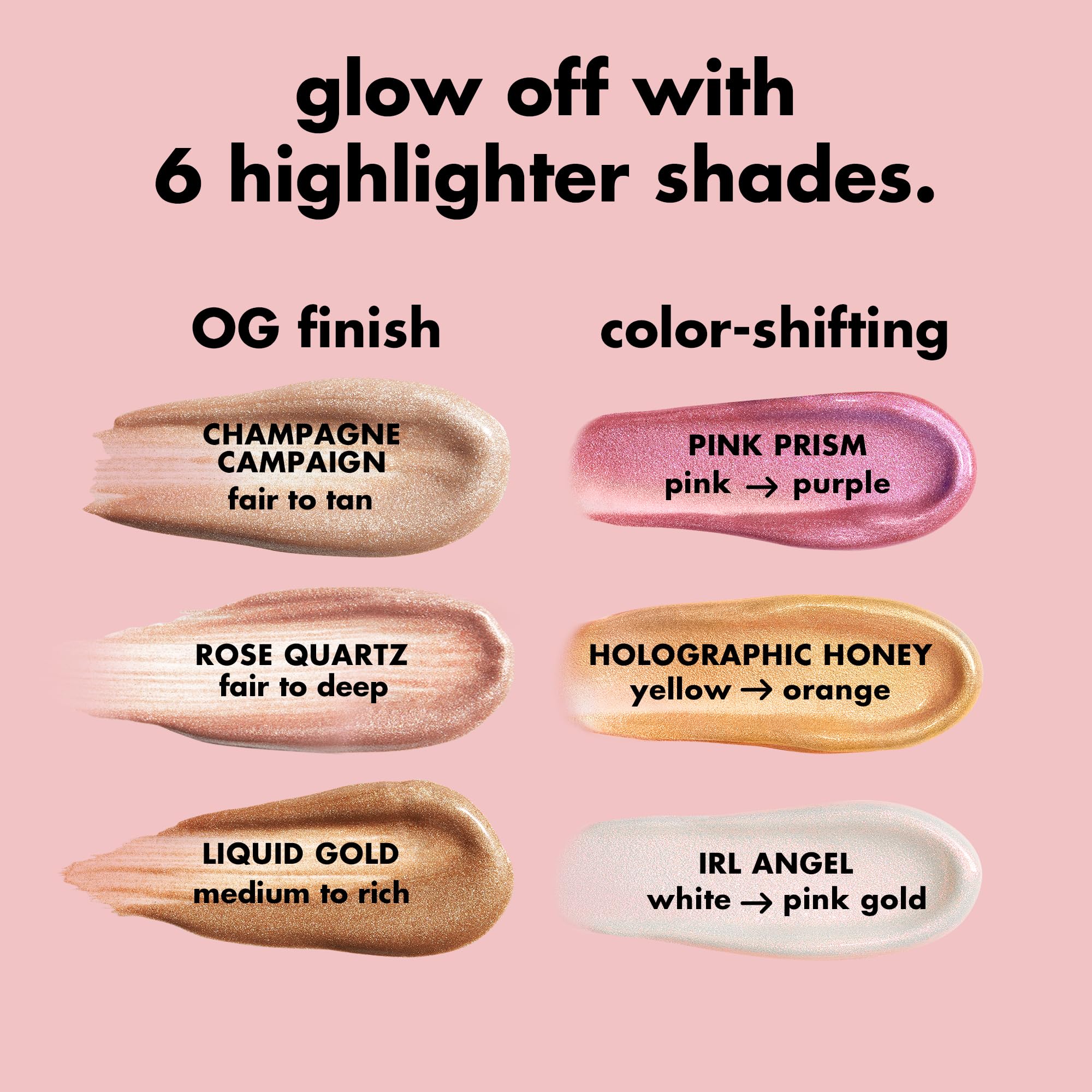 e.l.f. Halo Glow tono Liquid Gold para destellos dorados.