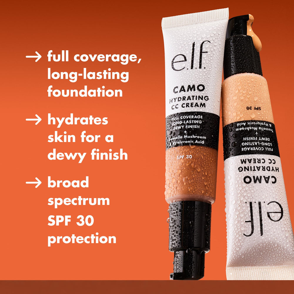 e.l.f. Hydrating Camo CC Cream: protección SPF 30 para uso diario.