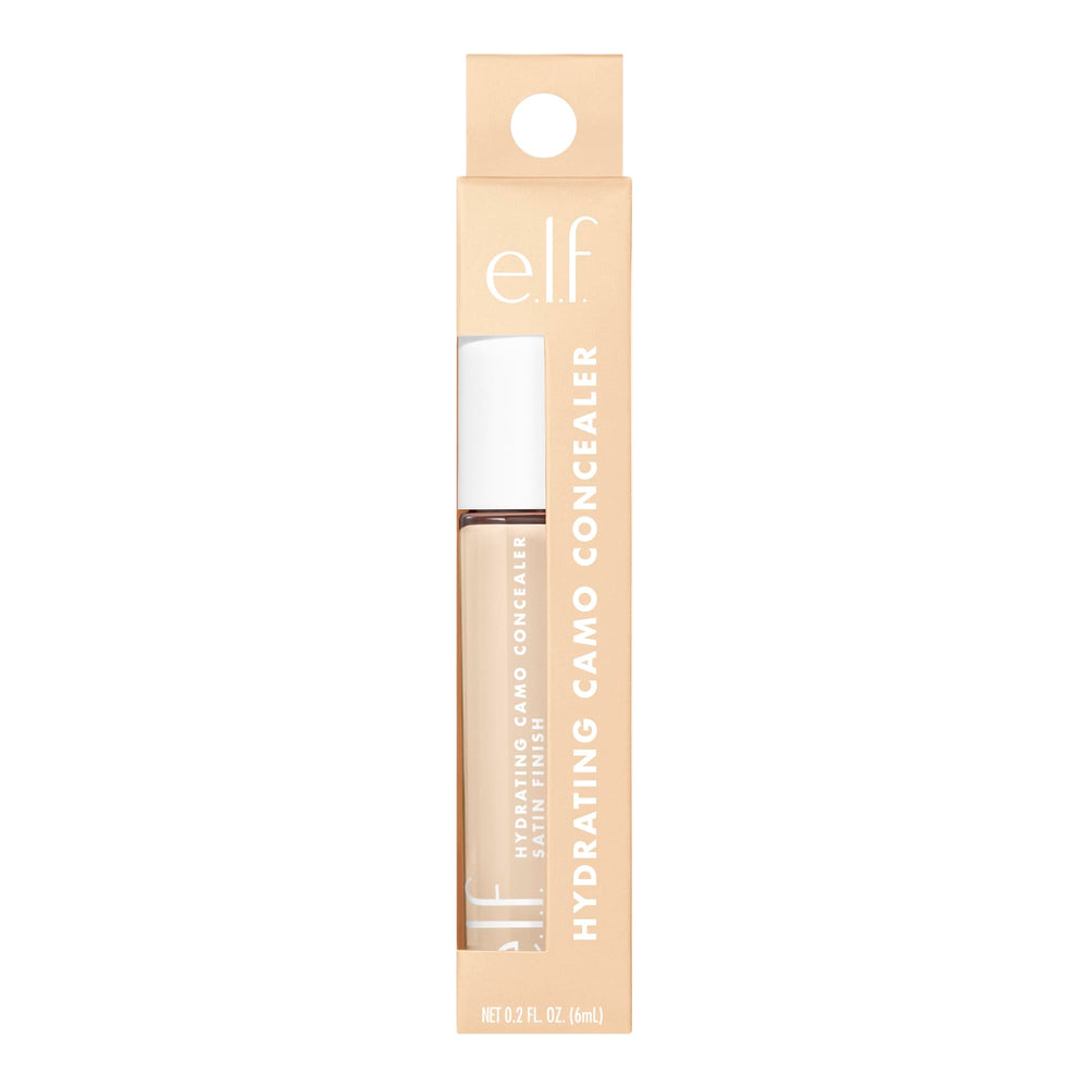 e.l.f. Corrector Hidratante Camo vegano y libre de crueldad, apto para piel sensible.