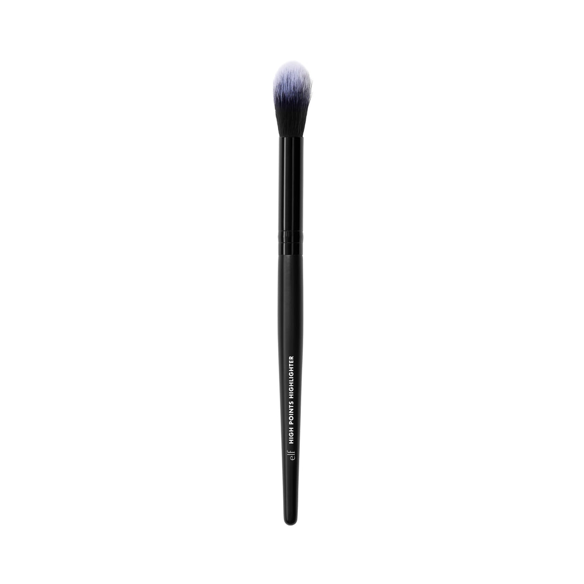 e.l.f. High Points Highlighter Brush angled-tip for precise cheekbone glow.