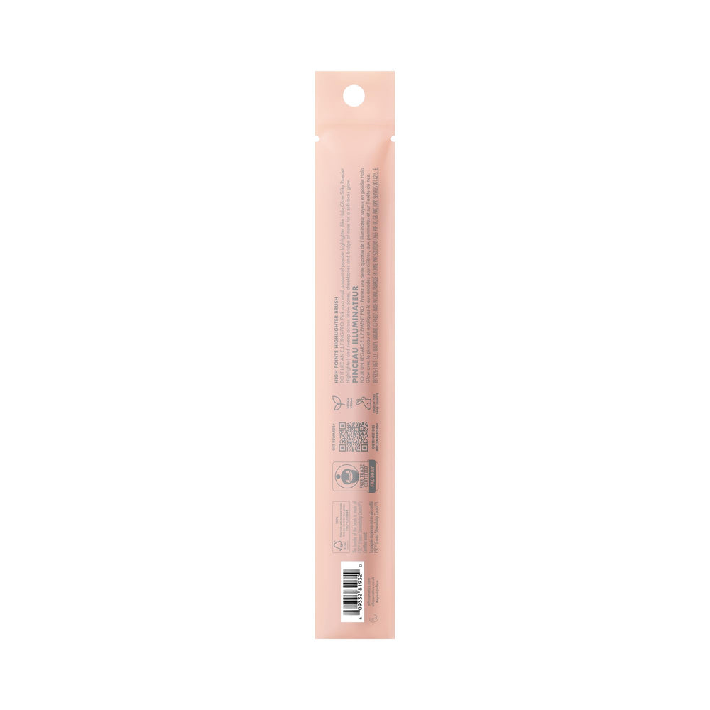 e.l.f. High Points Highlighter Brush compact travel-friendly design.