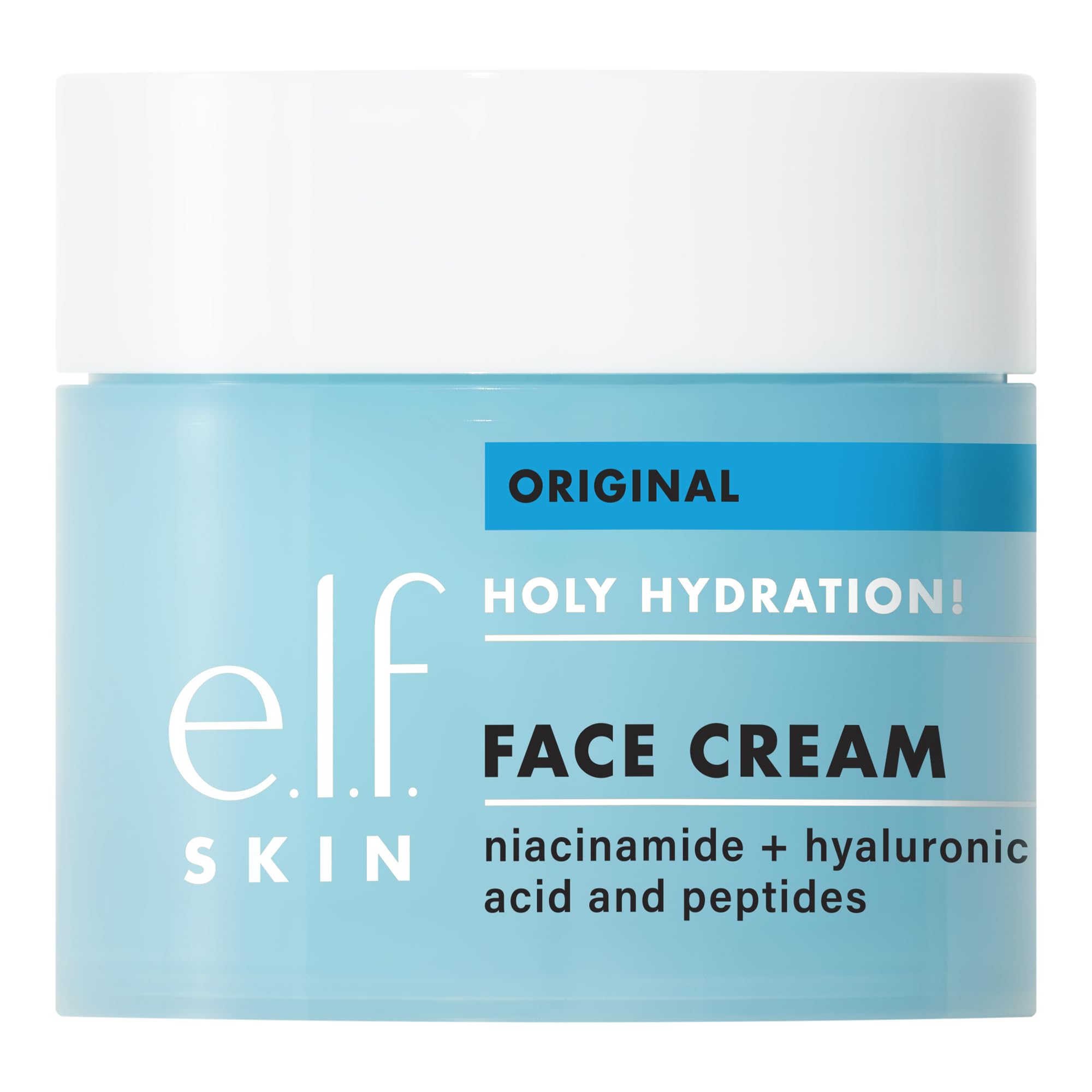 e l f Holy Hydration crema facial, textura suave para hidratación profunda