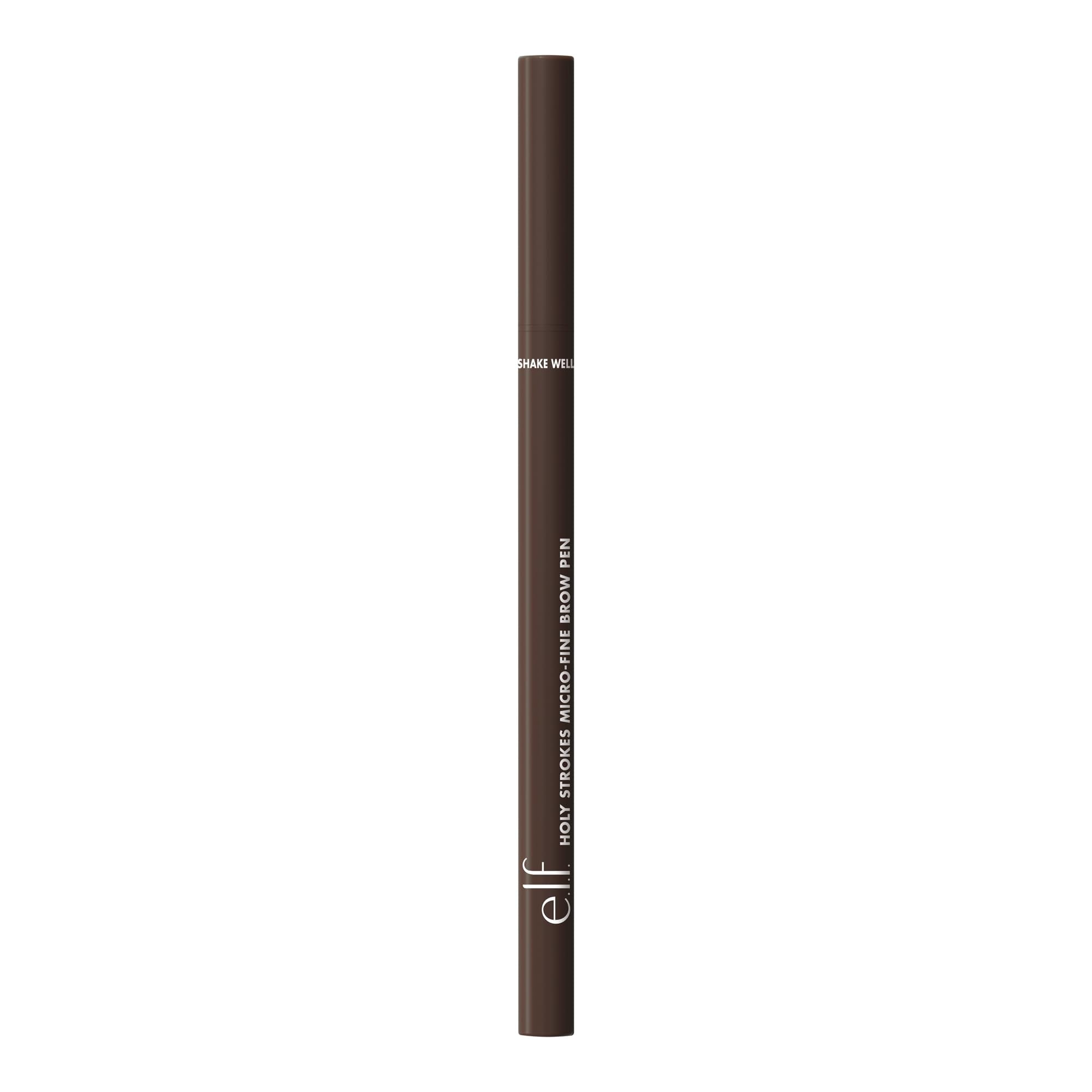 e.l.f. Holy Strokes brow pen in use on brows for quick definition.