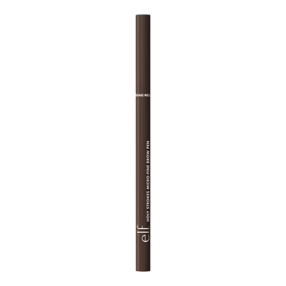 e.l.f. Holy Strokes brow pen in use on brows for quick definition.