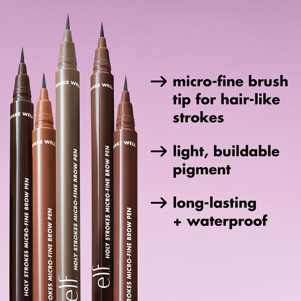 e.l.f. Holy Strokes detailing and dimension for fuller brows.