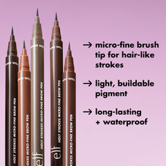 e.l.f. Holy Strokes detailing and dimension for fuller brows.