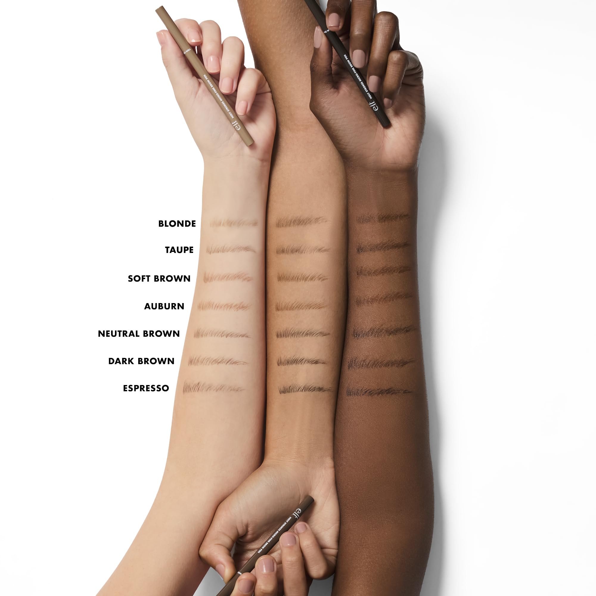 e.l.f. Brow pen in Espresso shade for defined arches.