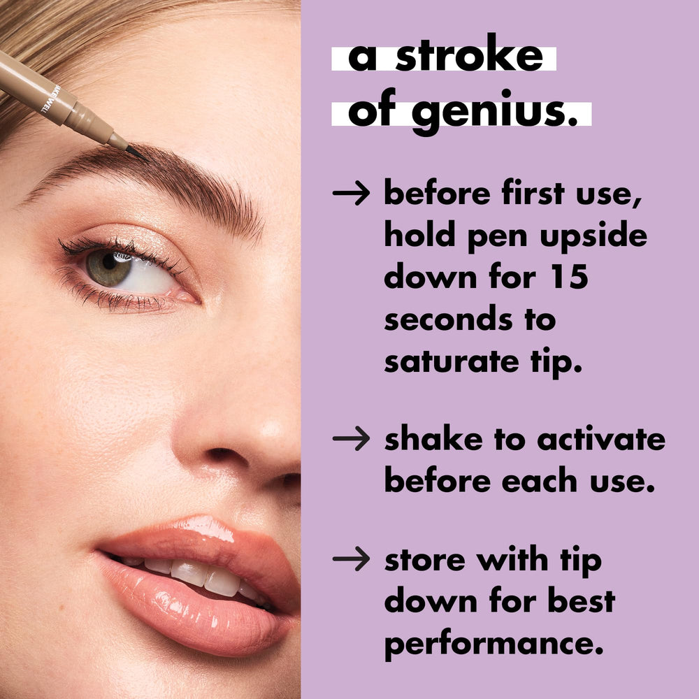 e.l.f. Holy Strokes waterproof and smudge-resistant brow pen.
