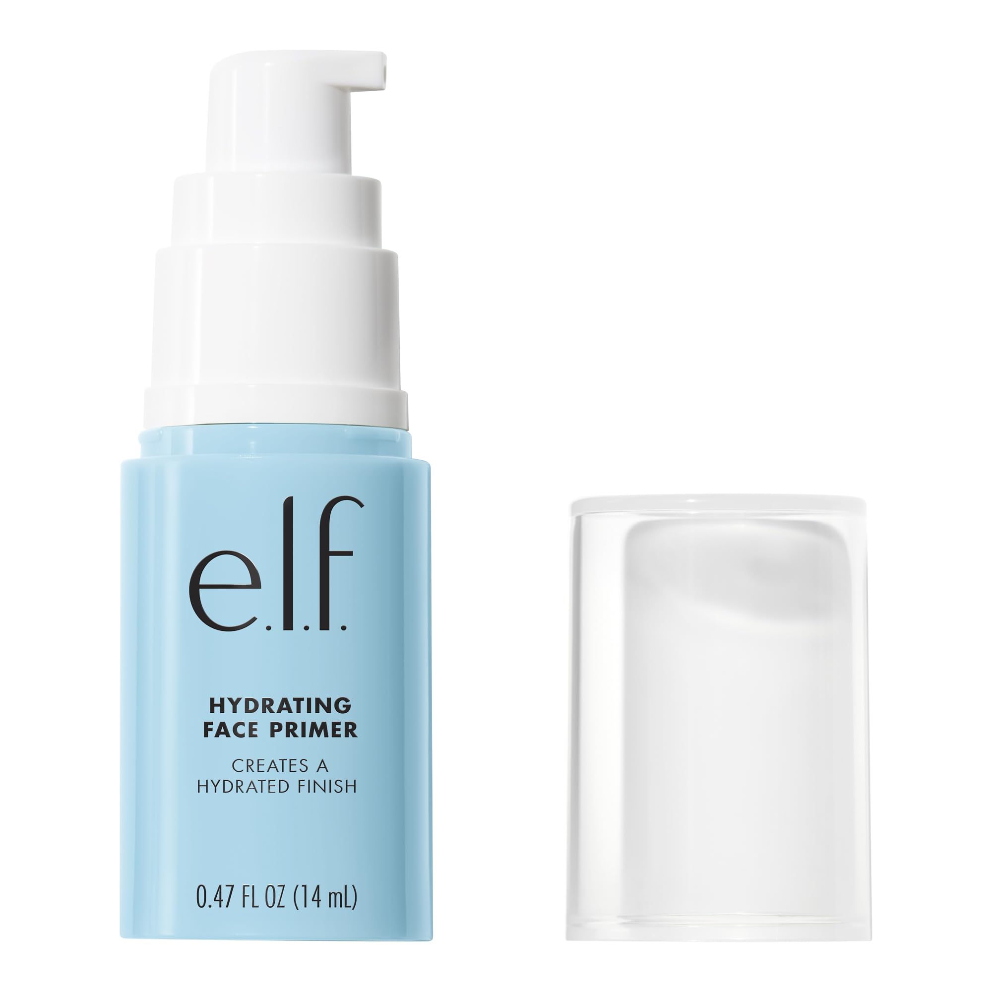 e.l.f. Hydrating Primer packaging front highlighting vegan cruelty-free status.