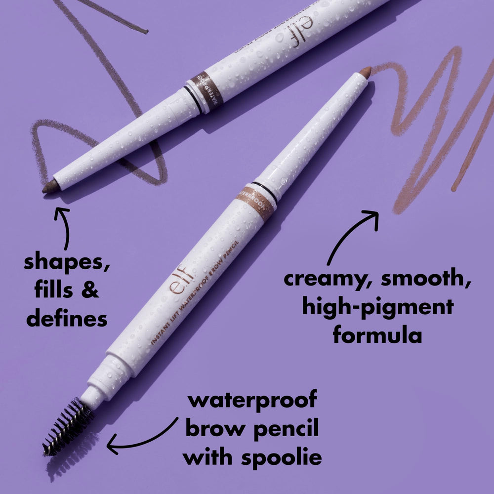 e.l.f. Instant Lift Brow Pencil retractable tip in action