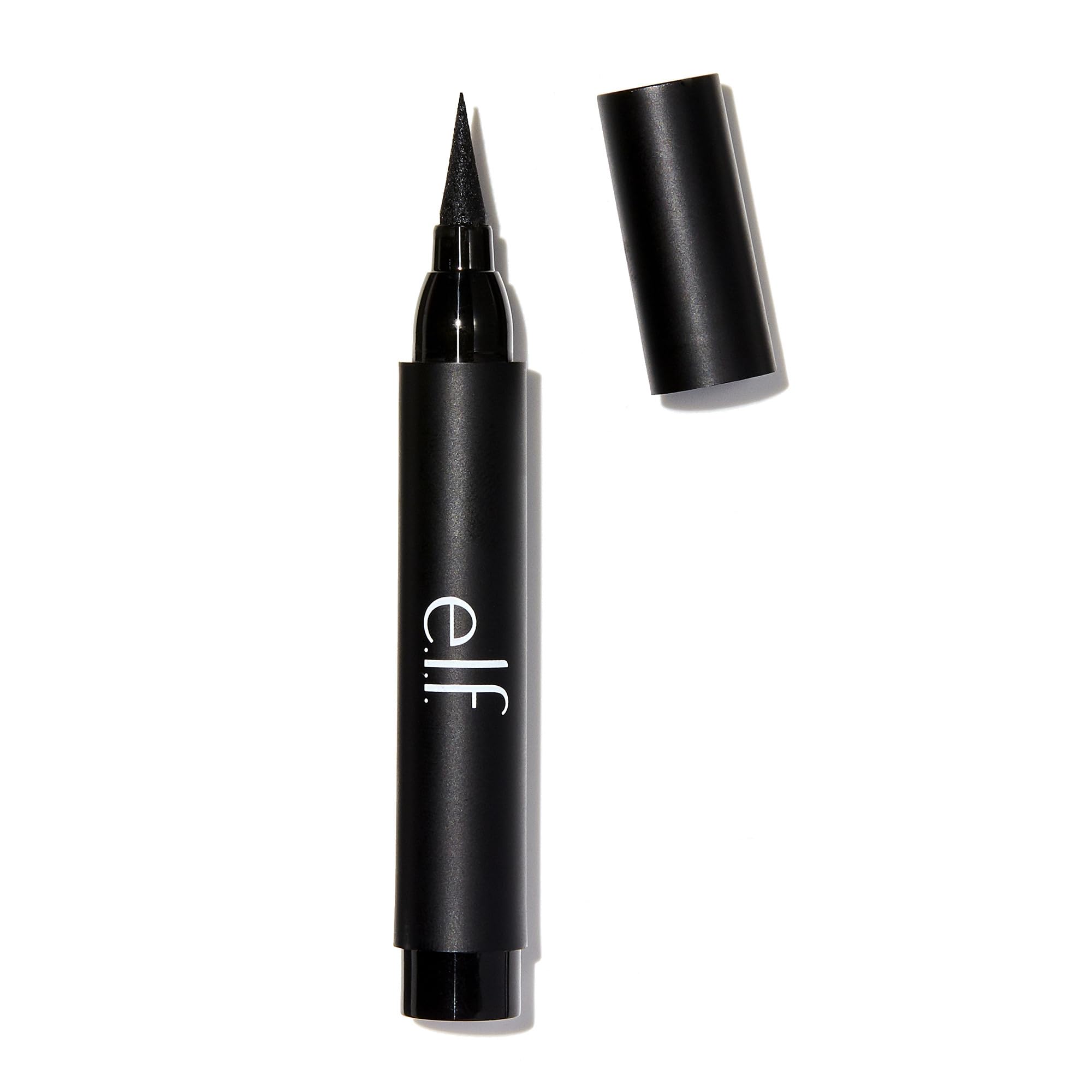 e.l.f. delineador de tinta intensa, punta de fieltro para aplicación precisa y delineado limpio.