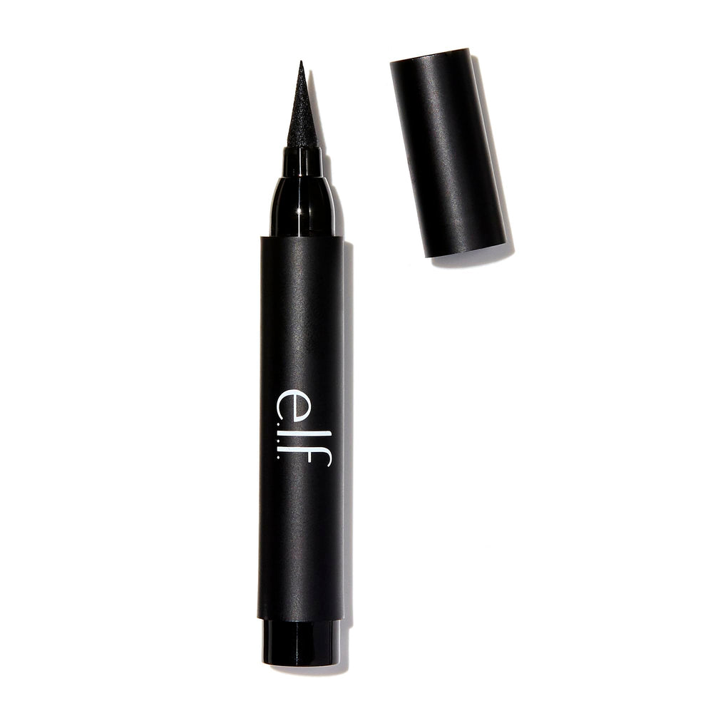 e.l.f. delineador de tinta intensa, punta de fieltro para aplicación precisa y delineado limpio.