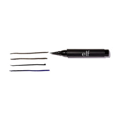 e.l.f. delineador de tinta intensa, secado rápido para un delineado duradero sin manchas.