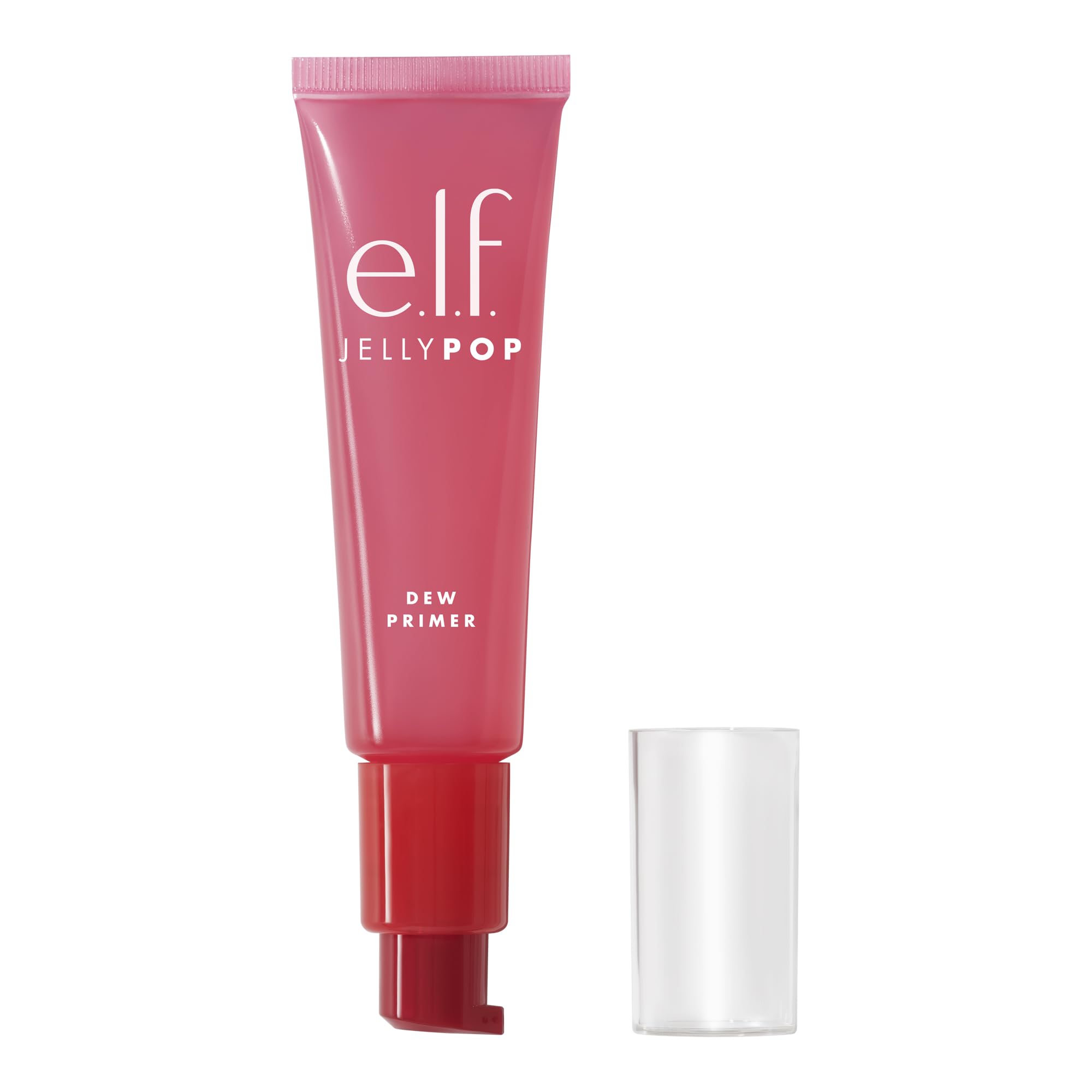 e.l.f. Jelly Pop Dew Primer textura gel translúcida para todos los tonos y fijación suave.