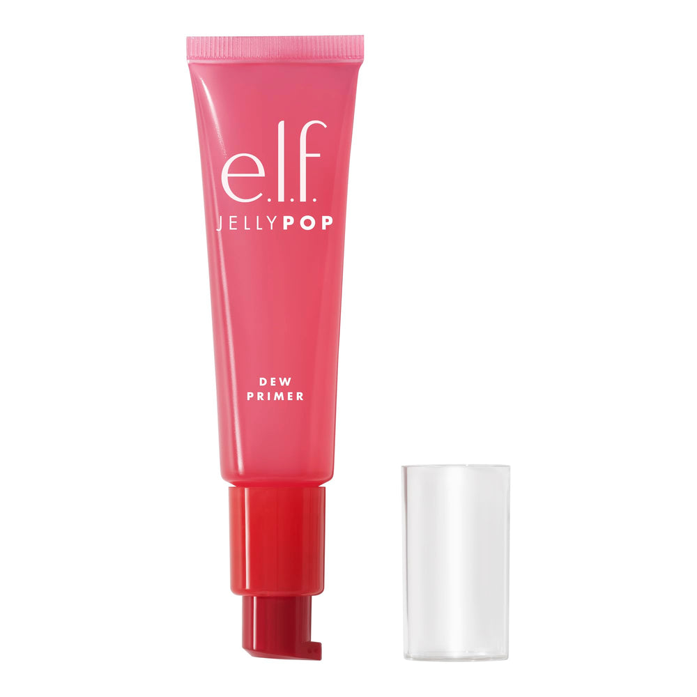 e.l.f. Jelly Pop Dew Primer textura gel translúcida para todos los tonos y fijación suave.